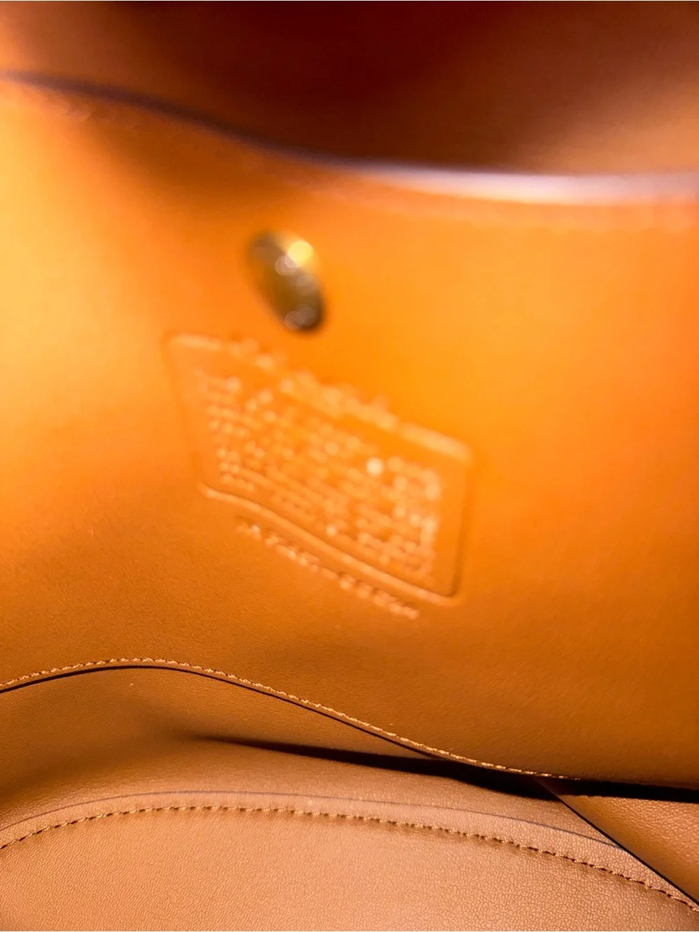 Coach Bleeker Bucket in Watm Brown Suede